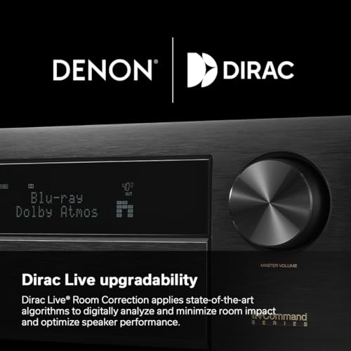 Image of Denon AVR-A10H 13.4-Ch 8K Home Theater Receiver (150Wx13), WiFi, HEOS, and Bluetooth Amplifier, Home Audio Receivers & Amplifiers