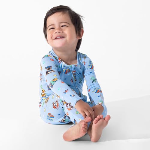 Bellabu Bear Paw Patrol Rayon from Bamboo Convertible Footie for Baby Boys & Girls3