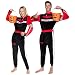 Silver Lilly Uniform Pajamas - Adult One Piece Cosplay Race Car Driver Costume (Red, Large)