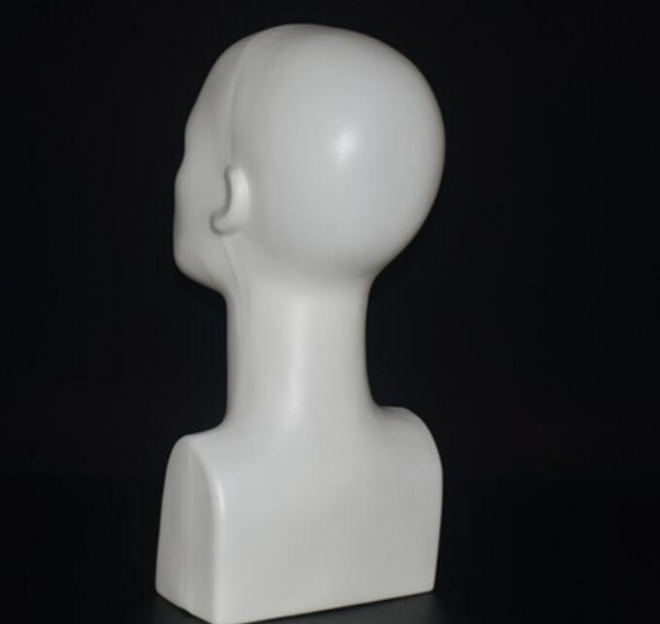 Plastic Mannequin Model Head, 1PCS Femal, Skin Color for Display Wigs Caps Hats Sunglasses Scarves Jewely Makeup