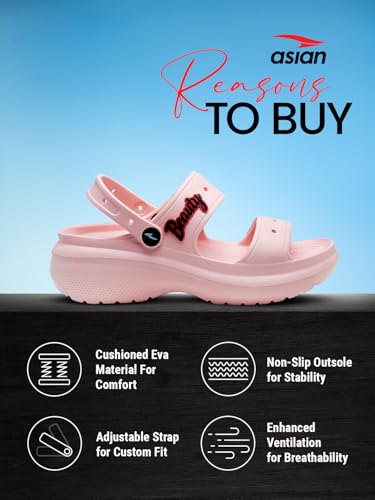 Image of ASIAN Women's Casual Daily Used Clogs Sandal With Ultra Soft Home Clogs For Women's & Girl's