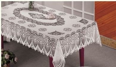 Tovaglia rettangolare Uncinetto in vinile, facile