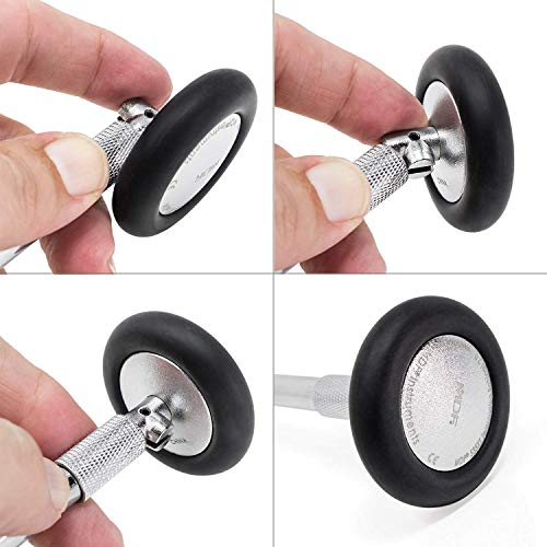 MDF Instruments Babinski Teleskop 2.0 neurologischer Reflexhammer mit eingebautem Pinsel für Hautreflexe und Oberflächenreaktionen Schwarz (MDF535XT-11)