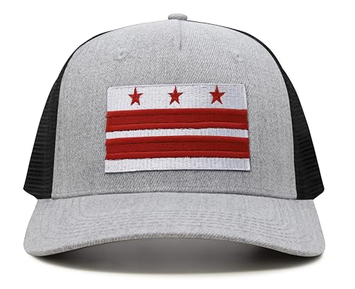 Image of International Tie City Hat for Men and Women, Adjustable Snapback Trucker Baseball Cap with Embroidered Patch