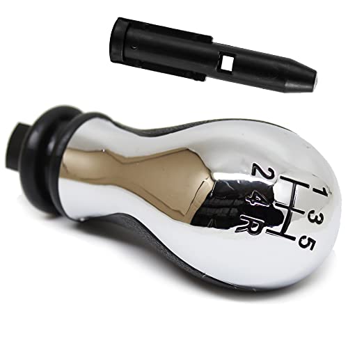 Cargaiter - Pommeau de levier de vitesse de rechange pour XSARA PICASSO (1996-2006) (Noir/Argent)