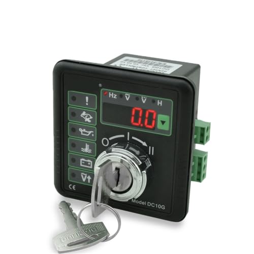 Arranque manual y parada para generadores con el panel de control del motor multifunción DC10G 2
