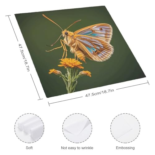 Servilletas de Tela Hermosas Alas de Mariposa 4 Piezas miniatura 2