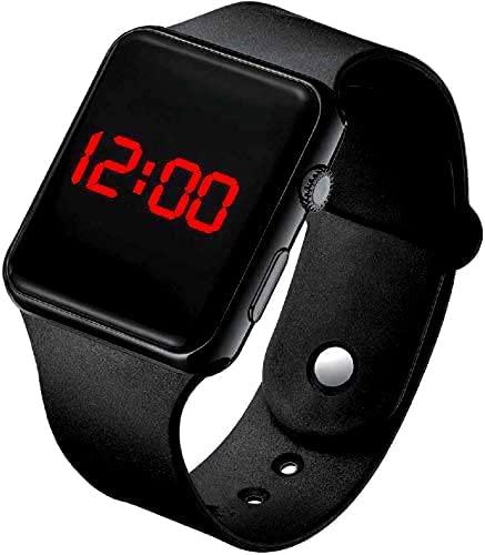New LED Watch for Boys, Girls and Kids. Crazy Look for Mens and Womens Digital Black Dial Led Watch for Kids Unisex Birthday Gift Digital Watch