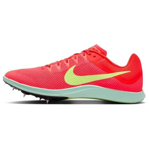 Nike Homme Rival Distance Langstrecken-Spikes Crampons Longue, Bright Crimson Washed Coral Barely Volt, 44 EU