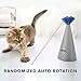 Friends Forever Interactive Laser Cat Toy - Automatic Rotating Laser Pointer for Cool Cats, Electronic Toys for Stimulating Exercise, Battery Powered Auto Lazer, 3 Speed Mode, Blue
