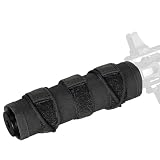 LZAQHMT 4/5/6/7/9 Pouces Housse Tactique for Silencieux Airsoft   Manchon Protection Thermique Anti brûlure Utilisation Décorative Étui Protection for Silencieux for Équipement Tir(BK,7in)