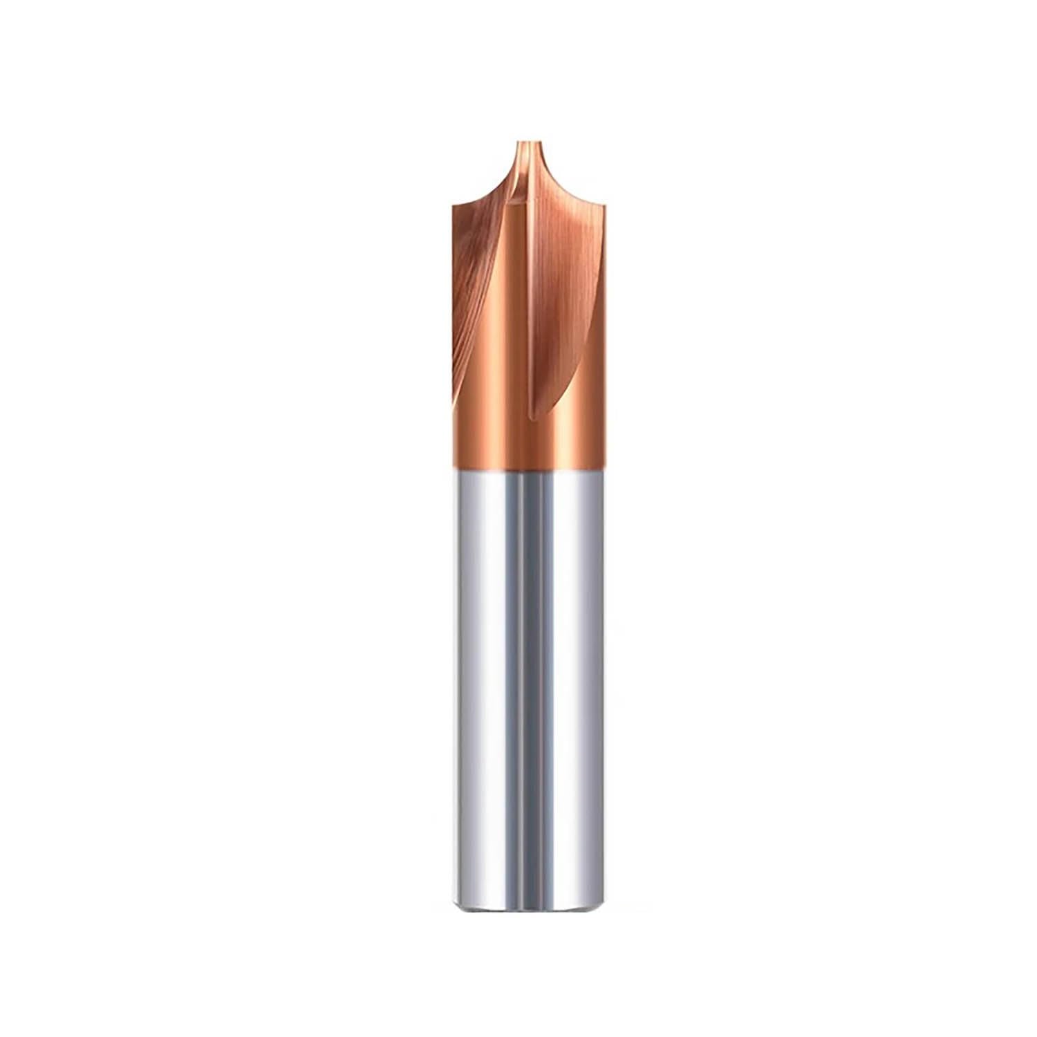 8mm 10mm Shank Milling Cutter R0.5-R5.0 Radius Corner Rounding End Mill Carbide CNC Machine Router Bit(R4xD10x50L)