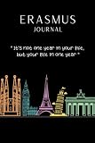 Erasmus journal | Erasmus notebook and photo album: Diario Erasmus, Erasmus tagebuch, Carnet Erasmus, Erasmus Diary