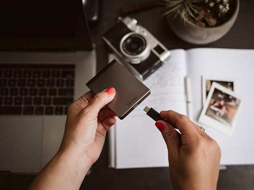 Image of Lexar Portable SSD External 1TB, 550MB /s Read & 400MB /s Write, USB 3.2, Gen 1, Type-C Portable SSD, PS5 & PS4 Compatible, External SSD with 3 Year Manufacturer's Warranty, SL200