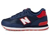 New Balance 515 V1 Lace-Up Sneaker, Nb Navy/True Red, 13 US Unisex Little Kid