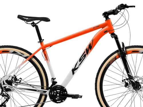 Bicicleta Aro 29 KSW XLT 1x9v com 9 Marchas Pedivela Single Coroa Unica de 1v Catraca 9V 11/36 Dente