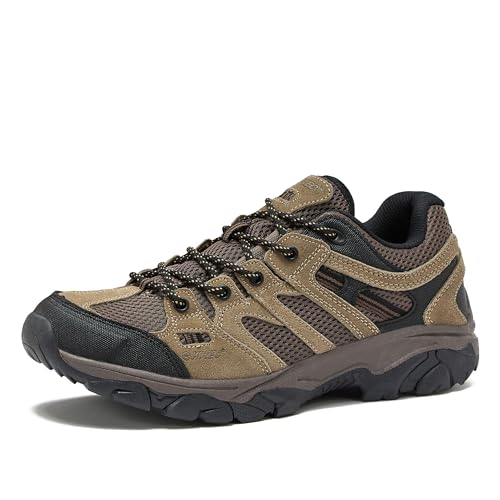 HI-TEC Ridge Low Waterproof Hiking Shoes for Men,...