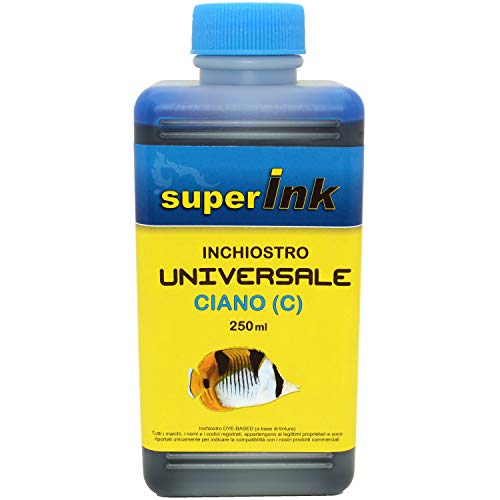 250ml-Cian-Tinta-superInk-Universal-para-la-Recarga-de-Las-impresoras-de-inyeccion-de-Tinta-jeringa-10ml-con-Aguja-y-Tapa