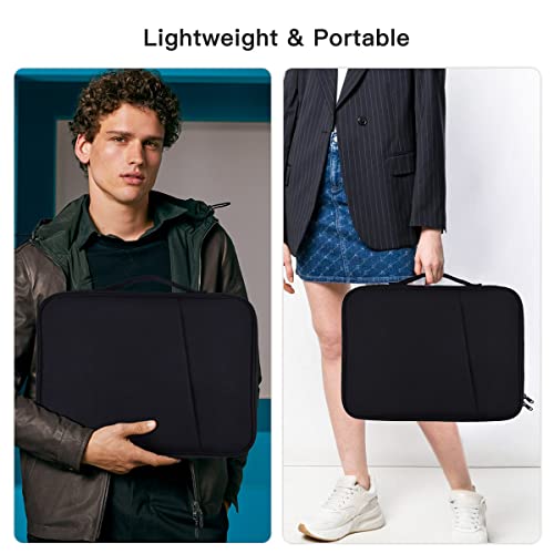 9-11 Inch Tablet Sleeve Case for 11-Inch iPad Pro M5 M4/Air M2 M3 M4 2024-2026/Air 10.9", Samsung Galaxy Tab S11 S9 S8 11"/A8/A9+/Galaxy Tab S7/A7/S6 Lite 10.4"/S5e/S4/S3/S2/S Pouch-Black by CASEDAO - Image 6