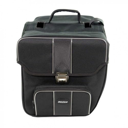 Haberland Fahrradtasche Doppeltasche, Schwarz, 32 x 34 x 16 cm, 25 Liter, DT9732 00