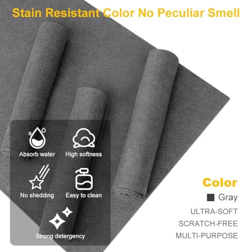 Thickened Magic Cleaning Cloth,2025 Microfiber Magic Cleaning Wipes, Reusable Microfiber Cleaning Rag for Window Glass (5 PCS, 20 * 30cm) - Image 2