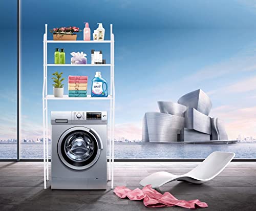 RACK ESTANTE PARA LAVANDERIA ORGANIZADOR METÃLICO BRANCO