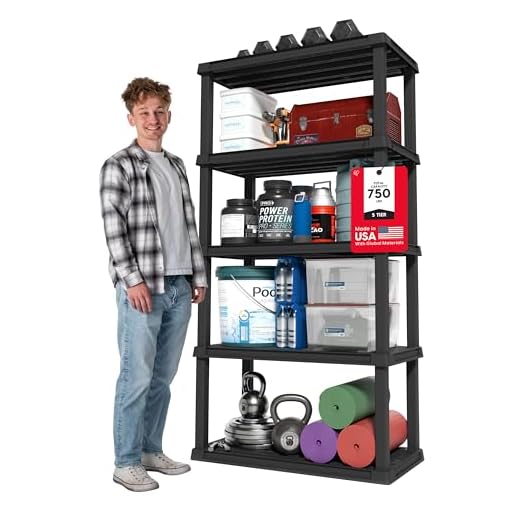 Heavy Duty 5-Shelf Storage Organizer