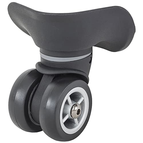 VAUDE Ersatzteil Ersatzrollen für Trolleys (Melbourne 65/90) VL/HR, black, one Size, 123930100