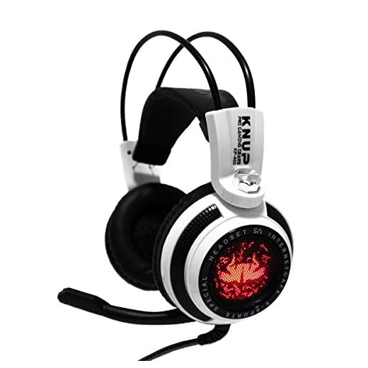 Fone de Ouvido Headset Gamer P2 Cabo 2,2M Knup Branco