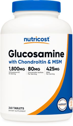 Nutricost Glucosamine 1800mg with Chondroitin