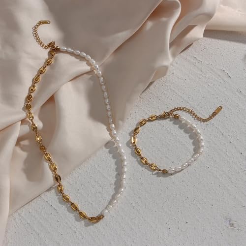 Ensembles de bracelets classiques en perles d'eau douce : cadeau idéal