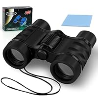 OSDUE Kids Telescope Outdoor Toys, 4x30 High Resolution Binoculars for Kids Toys Educational Learning Kids Binoculars for Sports and Outside Play, Gifts for Age 3-12 Years Old Boys Girls