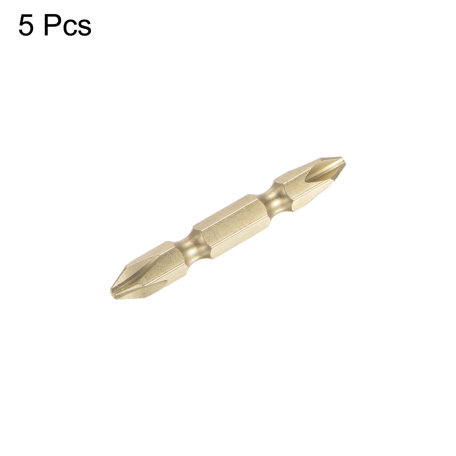 HARFINGTON 2-Pack PH2 Impact Phillips Screwdriver Bits – 1/4" Hex Shank, 3" Long, Magnetic Anti-Slip Tip For Power Drills