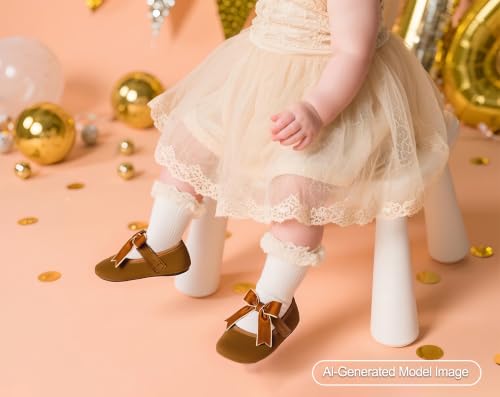 Image of PHIRAMIN Toddler Girl Mary Jane Dress Shoes-Little Girl School Uniform Shoes for Wedding Party