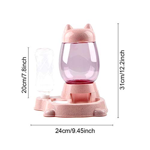 2 in 1 Pet Automatic Feeder, Durable Detachable Self-Dispensing Dog Cat Pet Feeder and Water Dispenser with Four-Foot… - Image 7