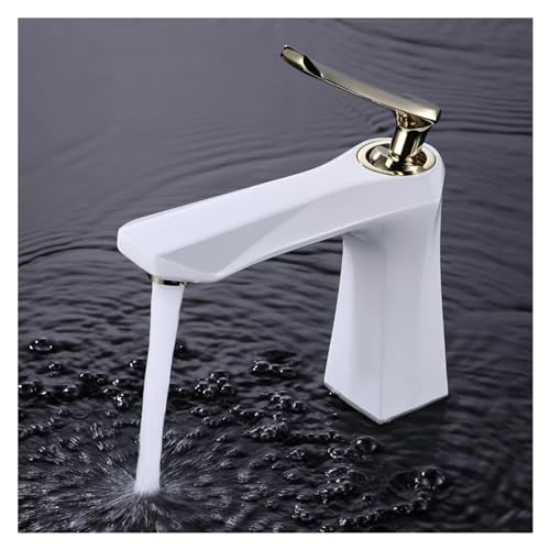 Grifo de latón para lavabo monomando con acabado negro de alta densidad 7