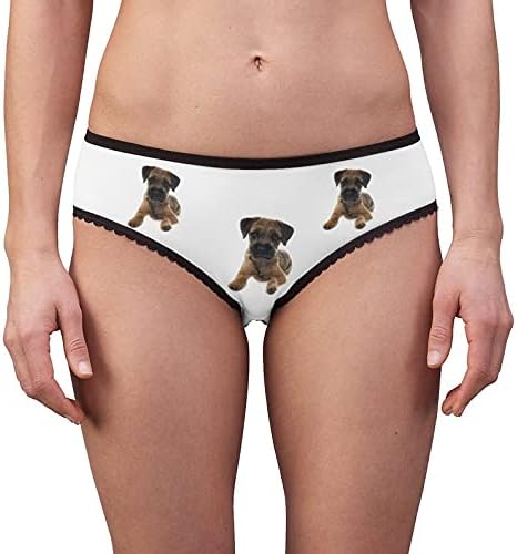 DogsMakeMeHappy Purebred Border Terrier Panties, Purebred Border Terrier Underwear, Briefs, Cotton Briefs