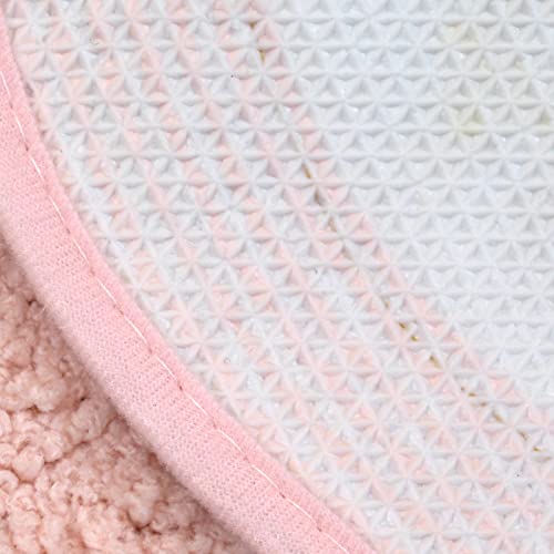 Tealp Heart Shaped Rug Bath Rug Bathroom Rug Bath Mat Non-Slip Soft Shower Rug Plush Microfiber Water Absorbent Thick Shaggy Floor Mats For Doormats Tub Shower Christmas Decor,50X65 Inches(Pink) #TOP5