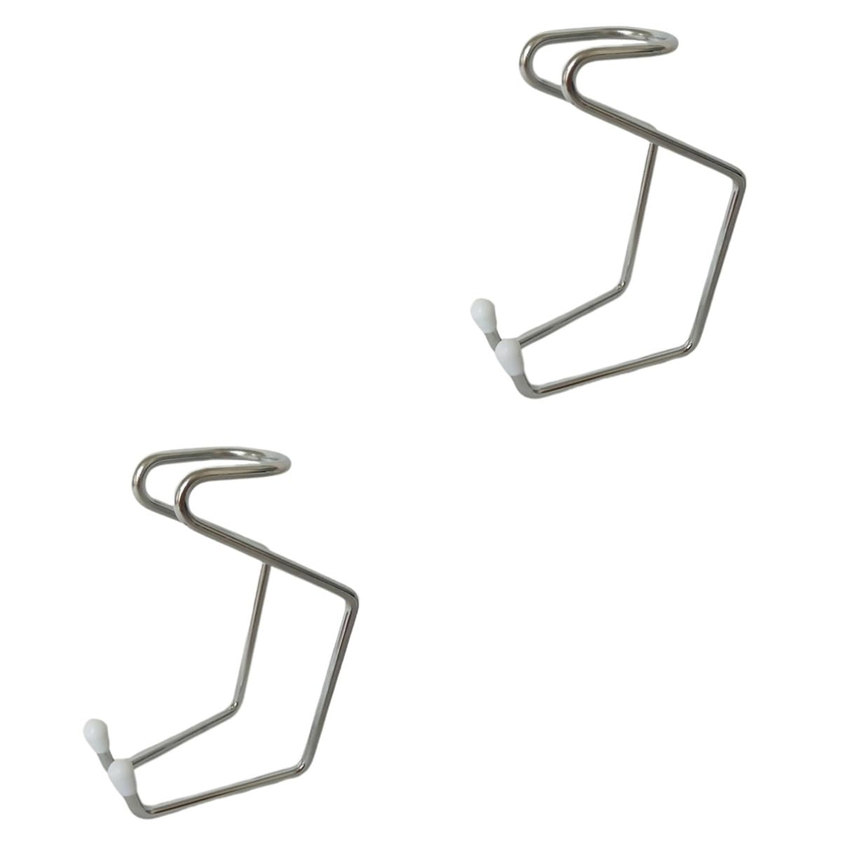 FRCOLOR 2pcs Hanging Rack Razor Rack Razor Storage Rack Non-trace Razor Holder Shave Suite Man