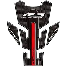 Motorcycle Tank Sticker Tank Pad Side Grips Kit Gas Fuel Knee Grip Decals Protector For YA&MAHA YZF R3 YZF-R3 YZFR3 2019-2024