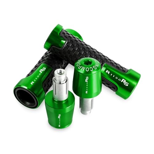 Poignées antidérapantes de guidon vert 7/8'' pour moto R1150RS