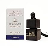 Luxury perfume-style aroma – Experience the bold, fresh Savage fragrance, crafted to add confidence and ambience to every drive. Premium refillable design – 8 ml glass diffuser with a natural wooden cap, combining elegance with eco-friendly sustainab...