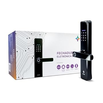 EKAZA Fechadura Digital Biométrica Inteligente com Senha, de Embutir, Uso Interno, Wi-fi PRO – T229