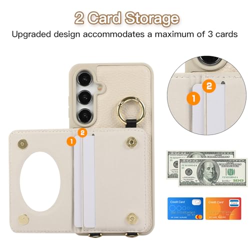 Coque Galaxy S25 Plus ultra fine blanche idéale pour les retouches maquillage en déplacement