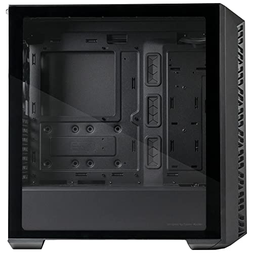 Image of Cooler Master MB520 Mesh Computer Case - Black | 360mm Radiator Support | 3 x 120mm ARGB Fans Pre-Installed | Type C Connector | Removable Top Panel | High Airflow Cabinet | PWM & ARGB Hub Included