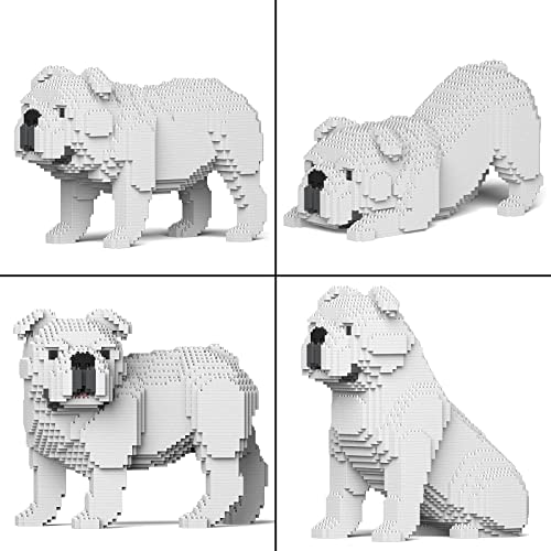 JEKCA Englische Bulldogge 4-in-1 Pack 01S-M02 - 3021 Teile - Ab 14 Jahren