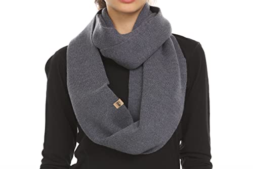 Bufanda de invierno de lana merino pura 100% premium tejida