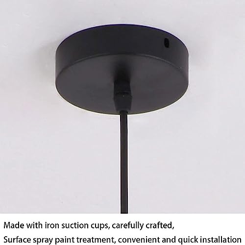 Ayfes Retro Brown Lamp Body Chandelier, Vintage Woven Rattan Lampshade Ceiling Pendant Light, Height Adjustable Hanging Lamp, Tea Room Villa Decorative Lighting #TOP4