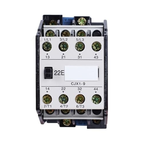 Contacteur CJX1-9/22 AC 220V avec bobine en cuivre et contacts en argent pour circuit