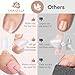 UNA GELLA Toe Nail Tips Full Cover, 216 Pcs Square Round Toe Nail Press Ons Clear Pre-shape Gel Toe Nail Tips Double Matte Acrylic Fake Toenails Extensions DIY Home Nail Salon for Women, 15 Sizes